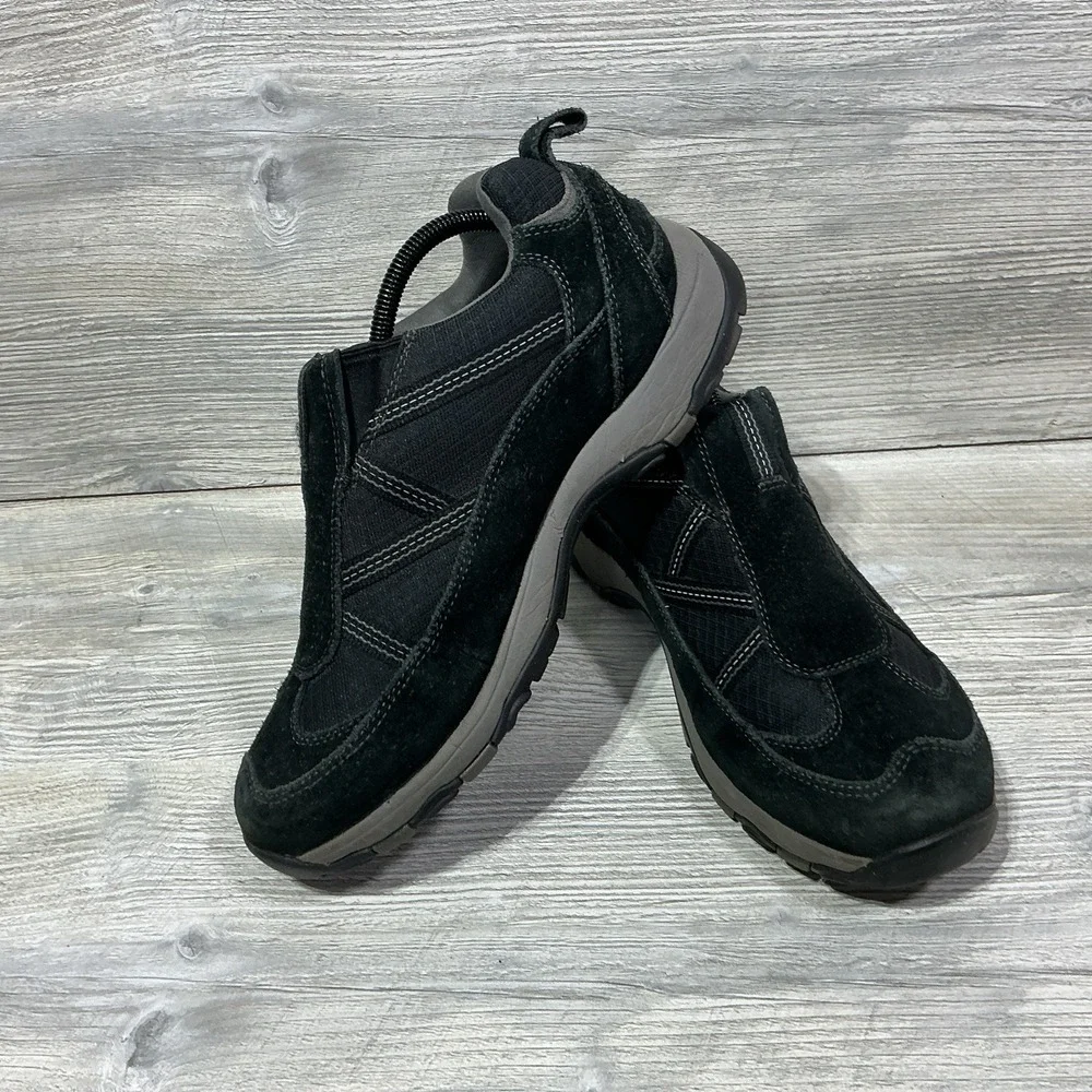 L.L. Bean TEK 2.5 Trail-Hiking-Camping Mocs Mens US 9.5 M Black Suede Waterproof